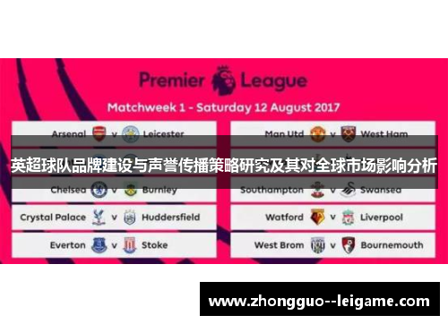 英超球队品牌建设与声誉传播策略研究及其对全球市场影响分析